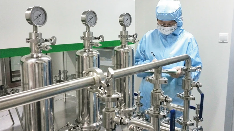 Researchers are conducting bacterial survival verification in the laboratory