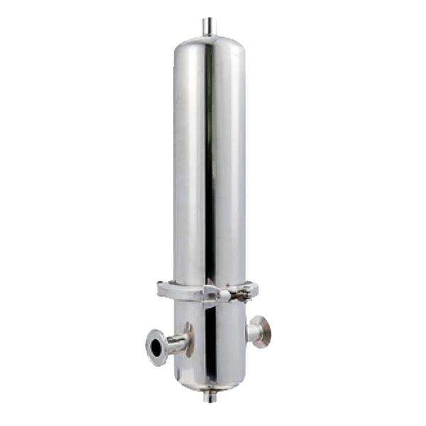 Alloggiamento del filtro del gas su uno sfondo bianco