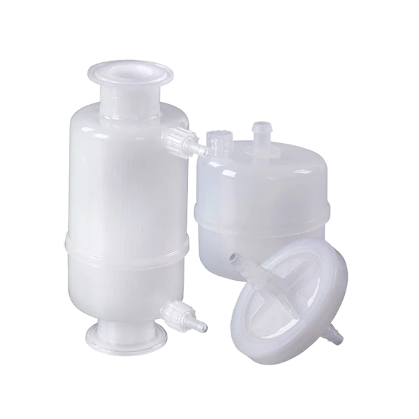 Four PTFE capsule filter cartridge