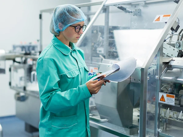 Researchers are checking product parameters