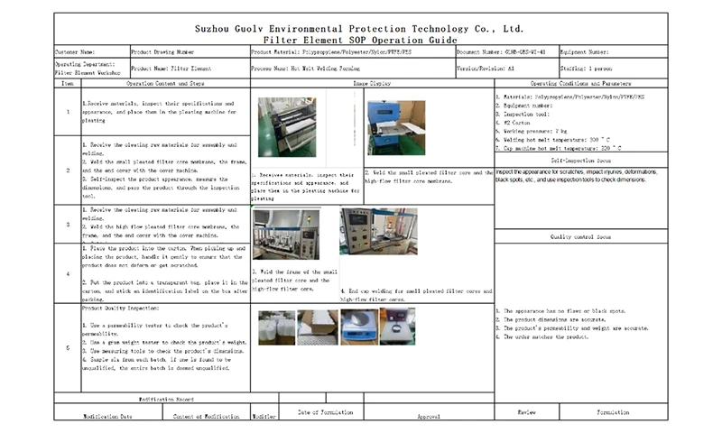 SOP operation manual image