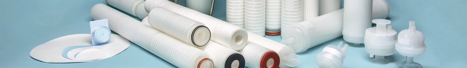 Various sanitary grade filter media