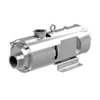 Beyaz arka planda sıhhi pompa